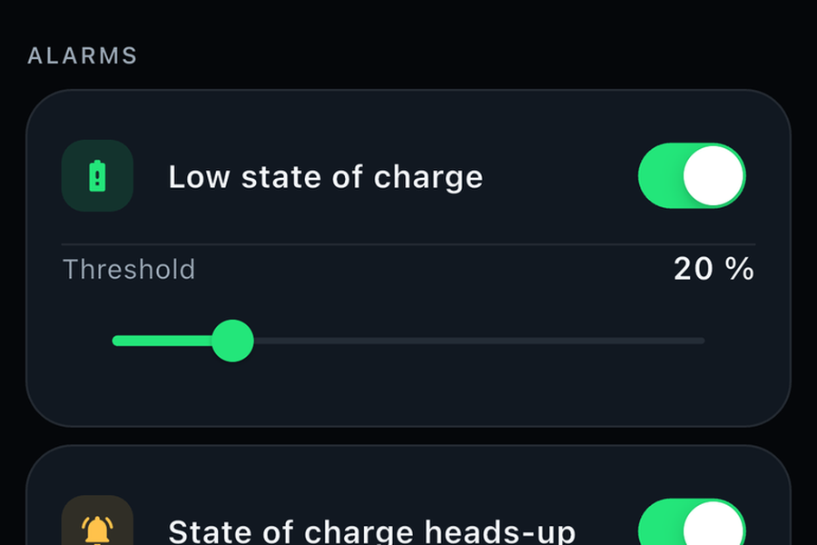 Alarms and notifications — Deeck on iPhone